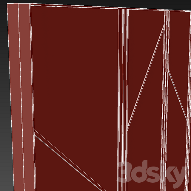 Decorative wall panel 34 3DS Max Model - thumbnail 6