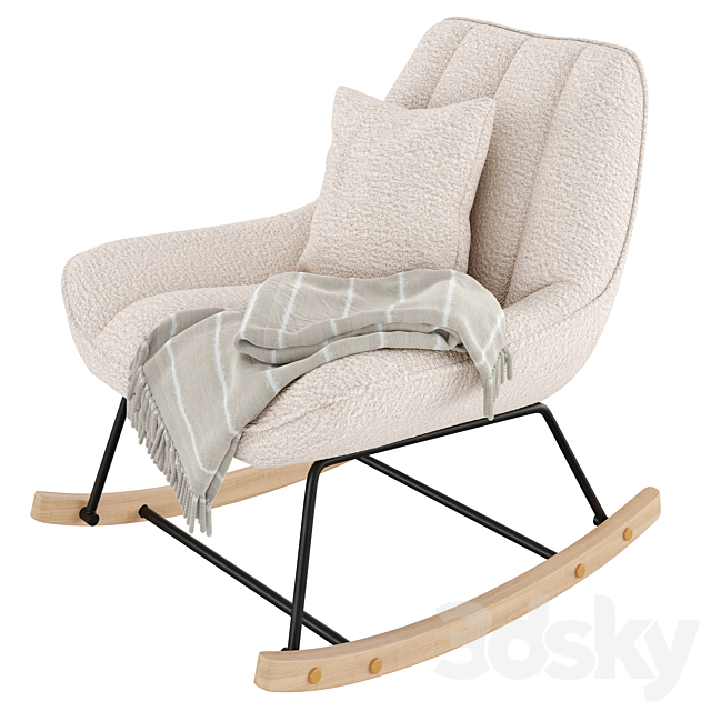 Rocking Chair Marlina 3DSMax File - thumbnail 3