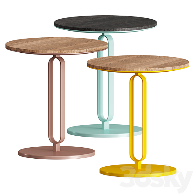 Alfred side table 3DSMax File - thumbnail 2
