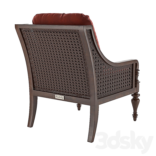 Albero Koloniale armchair 3d