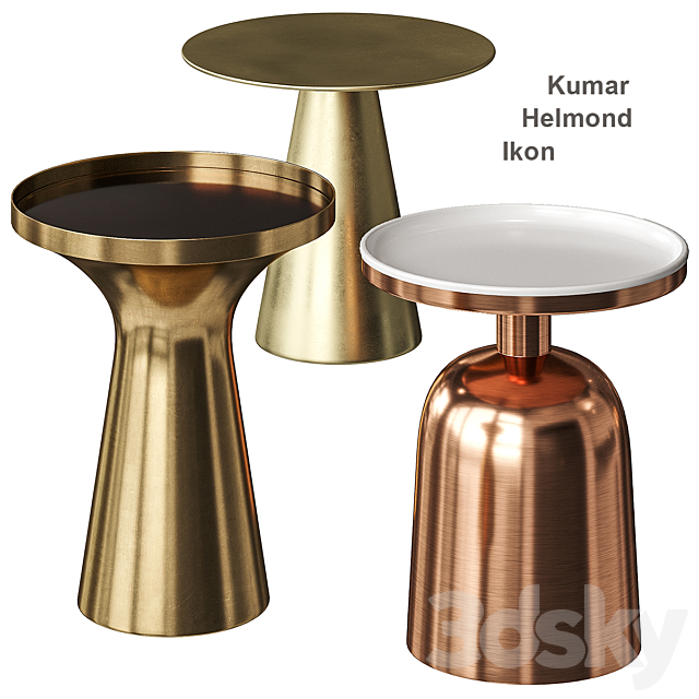 Kumar Helmond Ikon coffee table La Redoute 3DSMax File - thumbnail 1