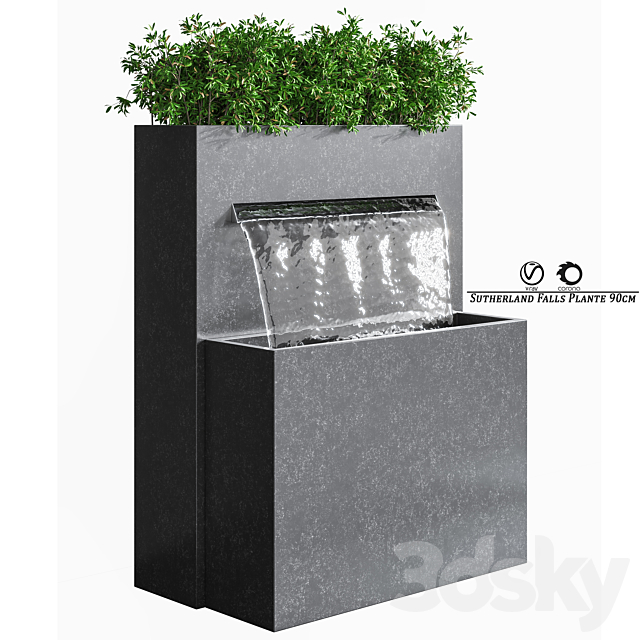 Sutherland Falls Plante 90cm 3d