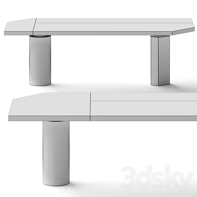 Baxter Jupiter Dining Table 3d