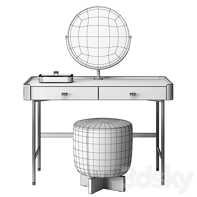 Dressing table DAFTO by PORADA 3DSMax File - thumbnail 4