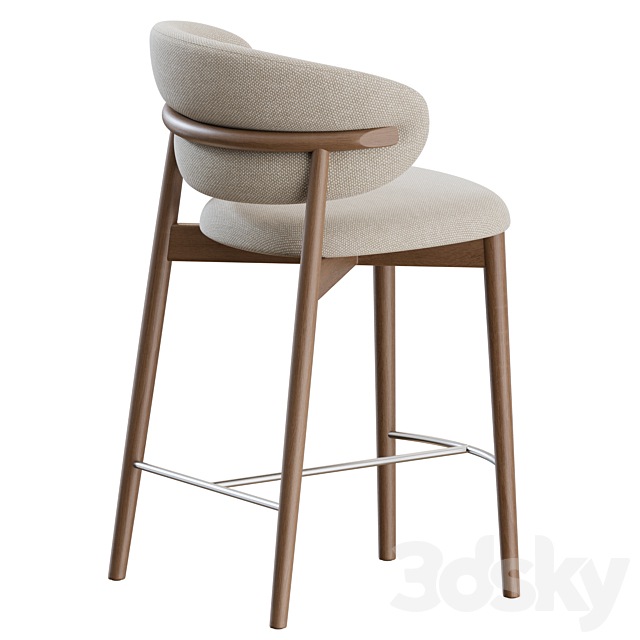 Oleandro Stool Wood by Calligaris 3DSMax File - thumbnail 7