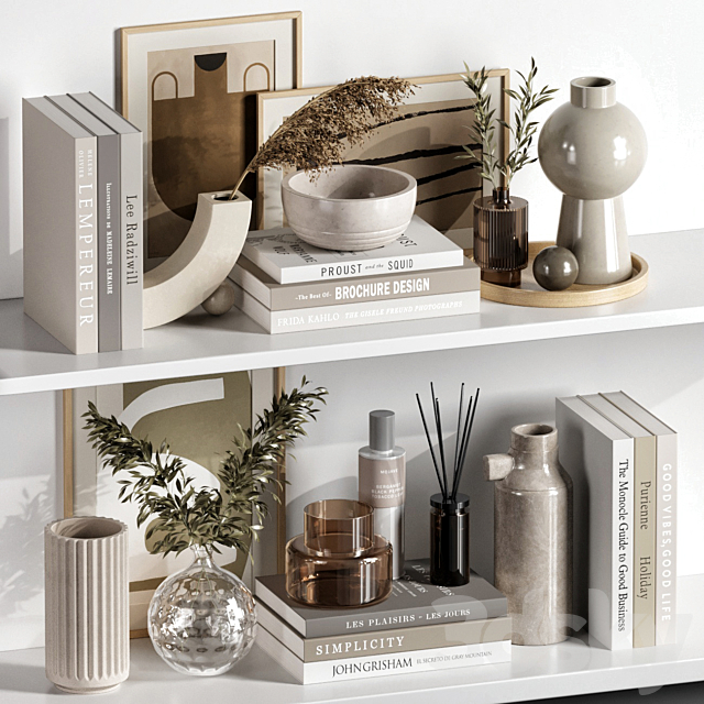 Decorative set 58 3dmodel