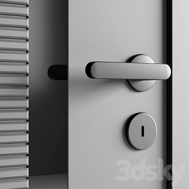 Entrance and interior door 3dmodel