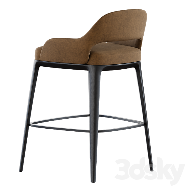 Chair Poliform Sophie Lite 3DS Max Model - thumbnail 2