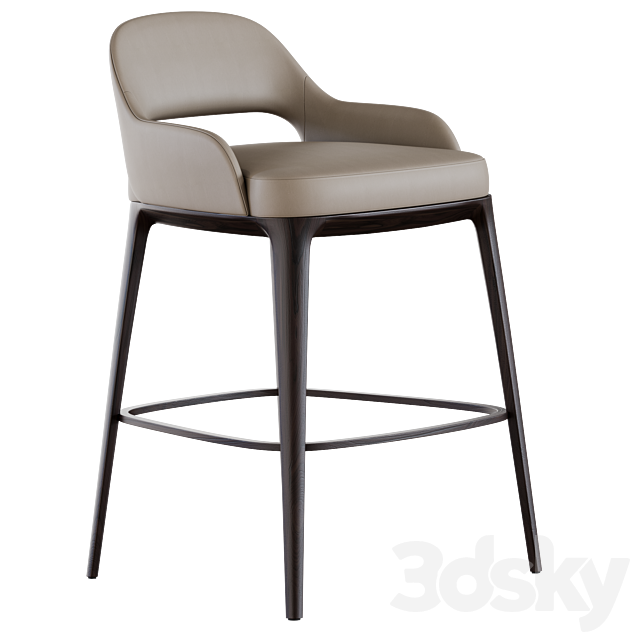 Chair Poliform Sophie Lite 3DS Max Model - thumbnail 3