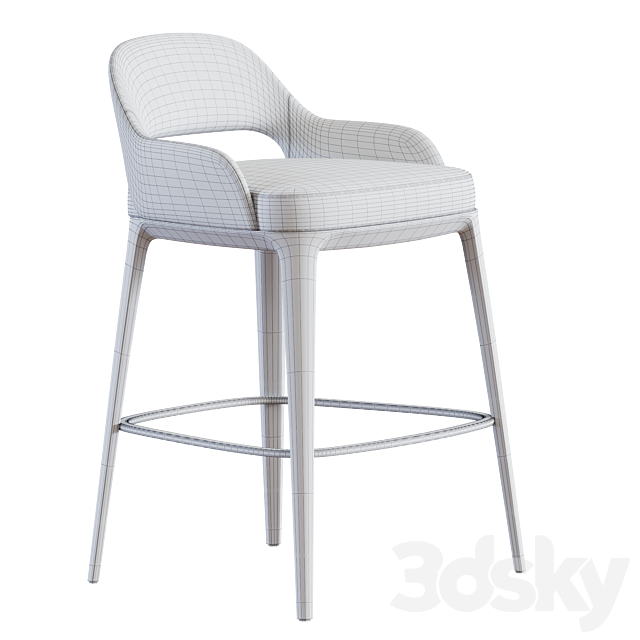 Chair Poliform Sophie Lite 3DS Max Model - thumbnail 5