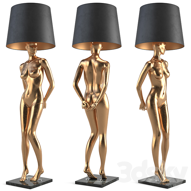 Mannequin Floor Lamp Rebekka 3dsky