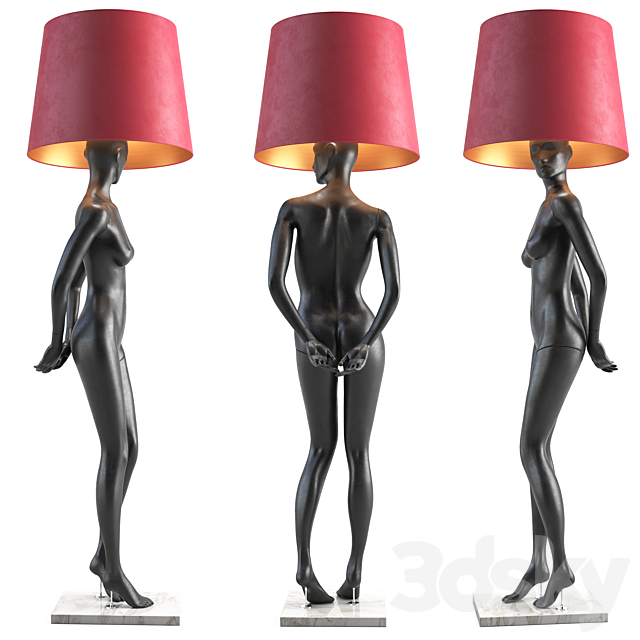Mannequin Floor Lamp Rebekka 3dskyfree