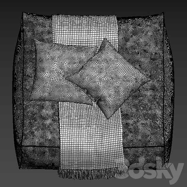 chair bag 16 3dmodel