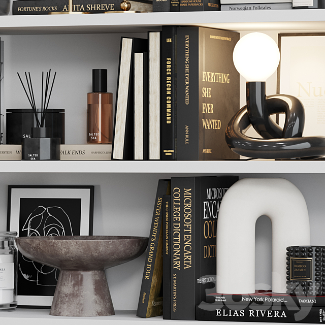 Decor shelf set 18 H&M 3dskyfree