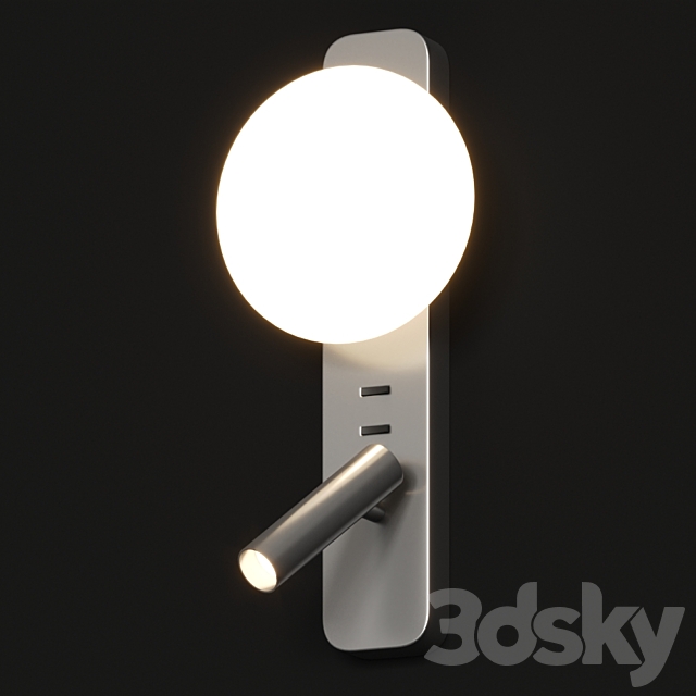 Astro Lighting Zeppo Reader Wall Lamp 3DSMax File - thumbnail 2