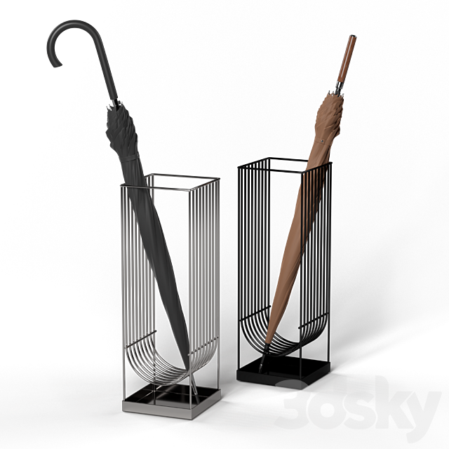 Umbrella stand AYTM Curva 3DS Max Model - thumbnail 2