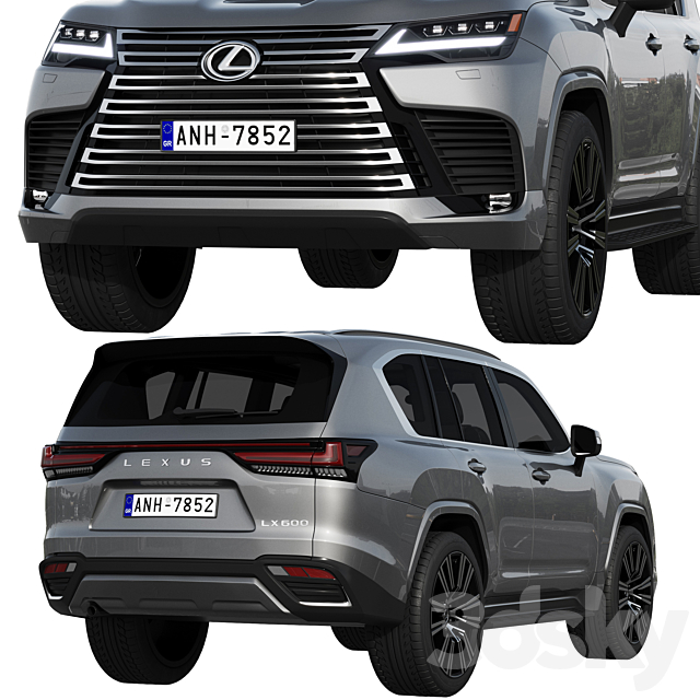 Lexus LX600 2022 3dsky