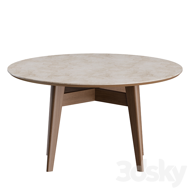 Dinning Set 01 by Calligaris 3dmodel