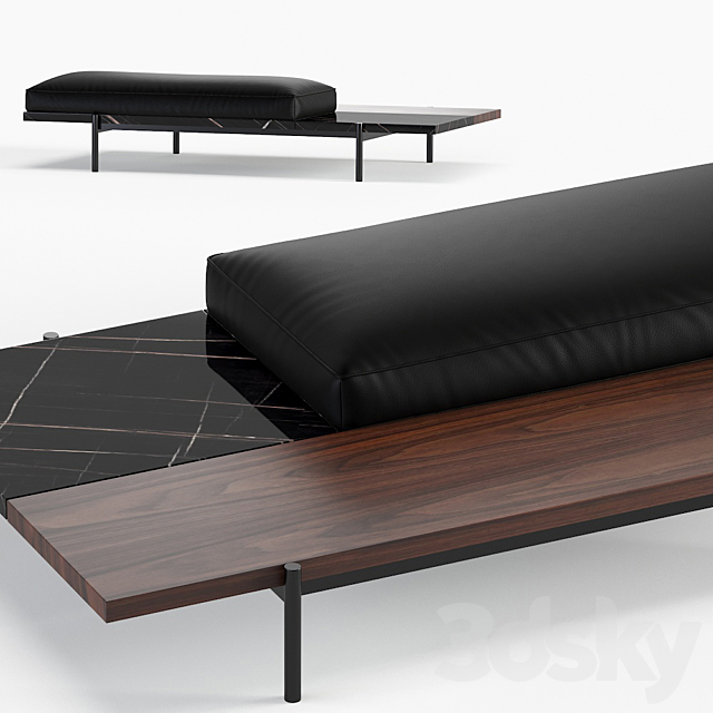 Superquadra Minotti Pouf 2021 Collection 2 Size 3d