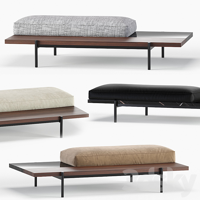 Superquadra Minotti Pouf 2021 Collection 2 Size 3dmodel