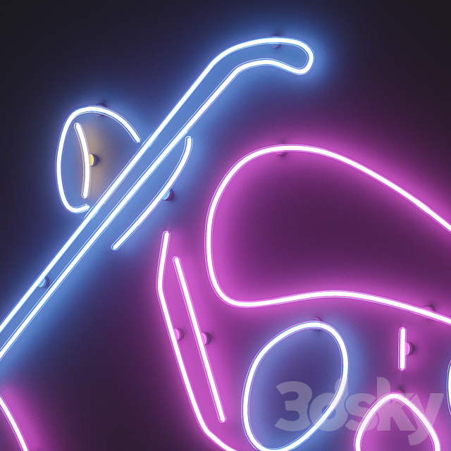 Neon Set 21 3d