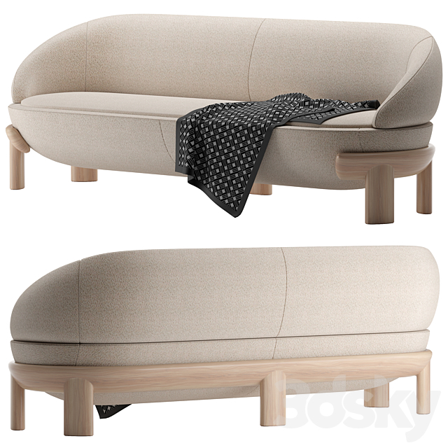 sofa Bagatelle Biais BY MAXIME BOUTILLIER 3d