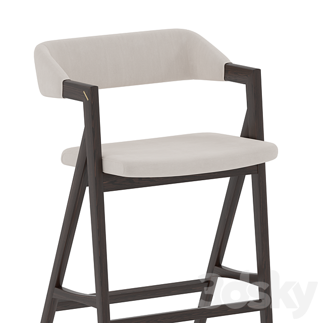 Nuevo Anita barstool 3DS Max Model - thumbnail 2