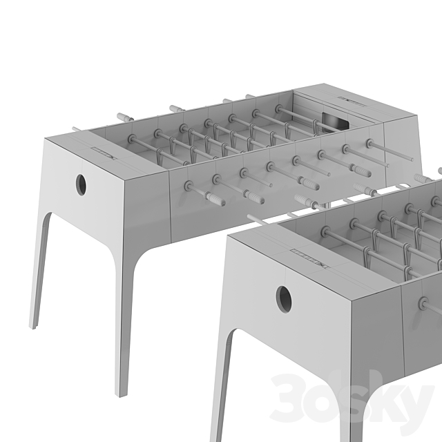 Plywood foosball 3dskyfree