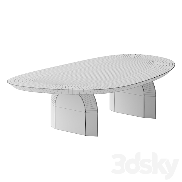 Slot Coffee Table by Studio Henk 3DSMax File - thumbnail 2