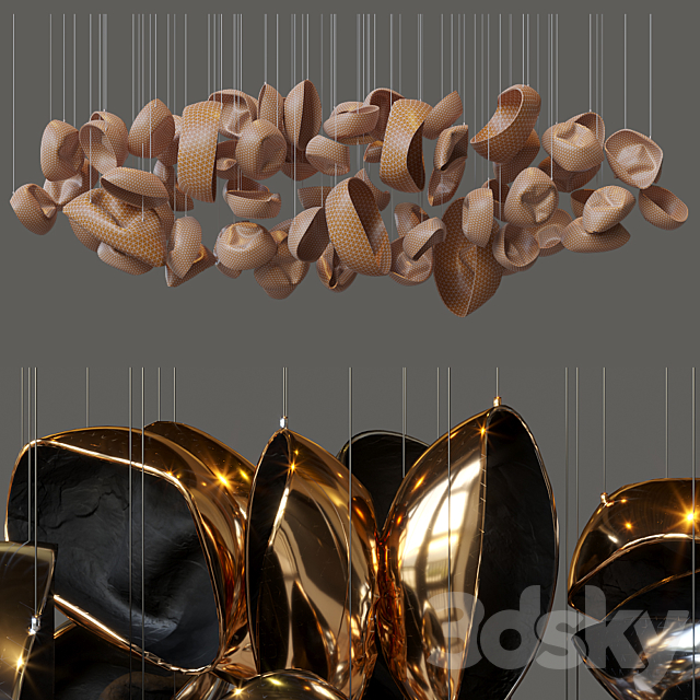 Light composition Vargov Design - Deformity 3d