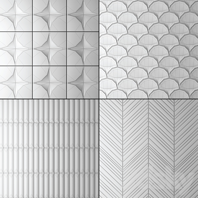 Green tile 3d