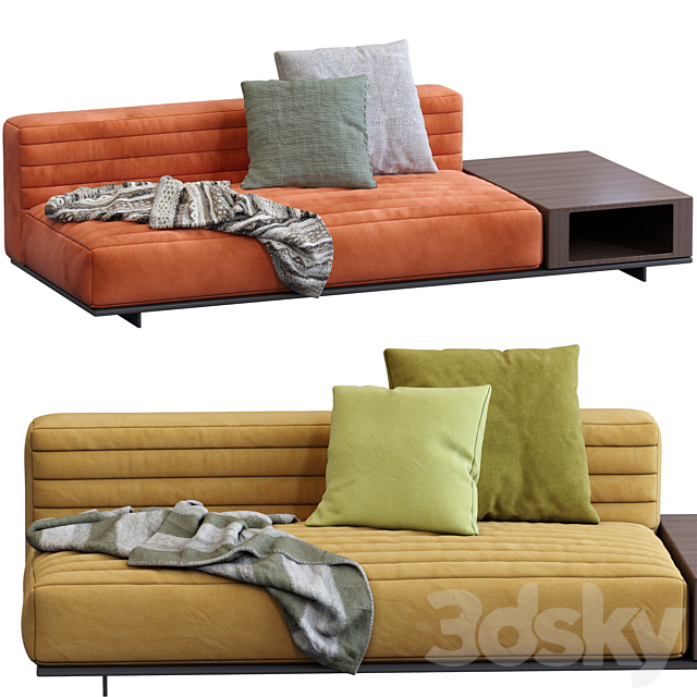Sofa roger by minotti 3DSMax File - thumbnail 1