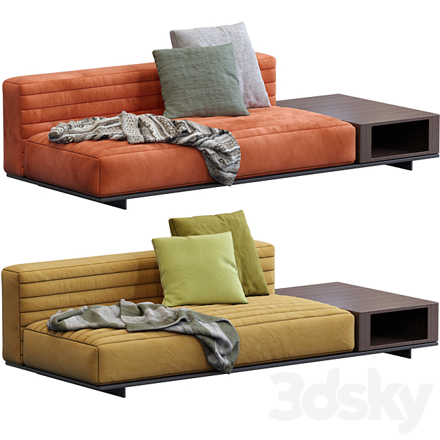 Sofa roger by minotti 3DSMax File - thumbnail 2