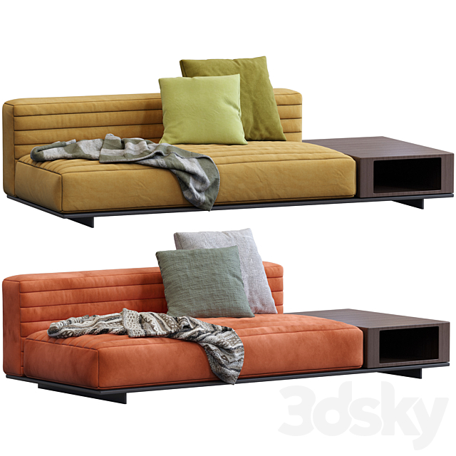 Sofa roger by minotti 3DSMax File - thumbnail 3