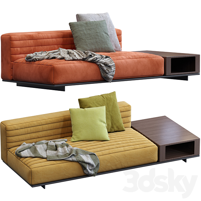 Sofa roger by minotti 3DSMax File - thumbnail 4