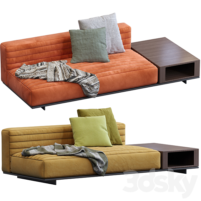 Sofa roger by minotti 3DSMax File - thumbnail 5