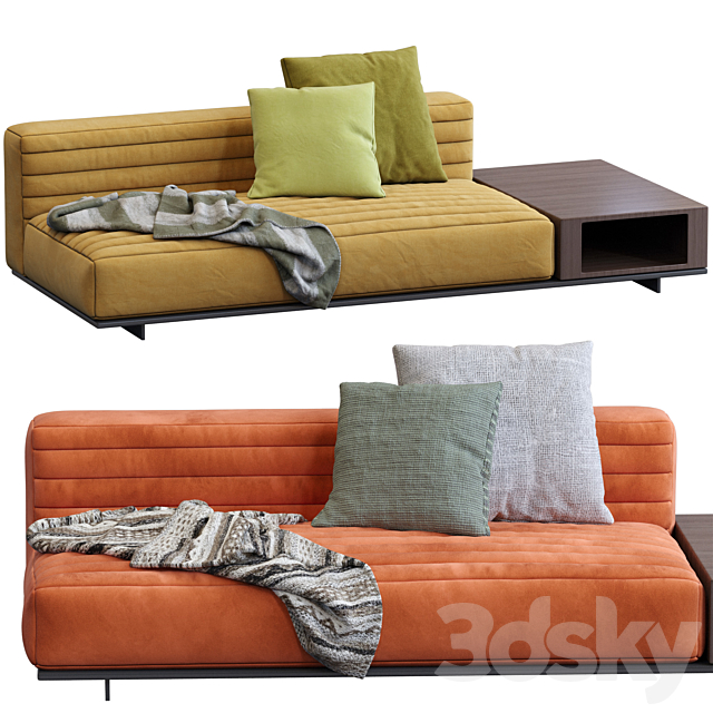 Sofa roger by minotti 3DSMax File - thumbnail 6