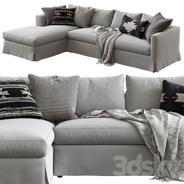 Marac _ Metro Sofa Chaise Longue 3d