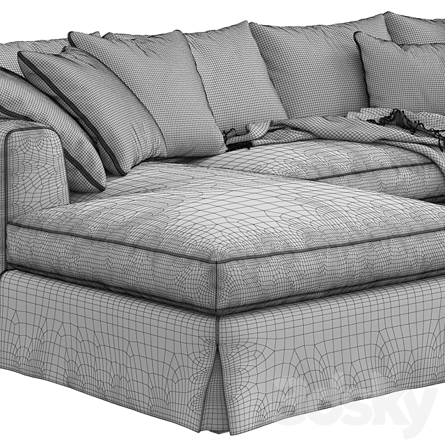 Marac _ Metro Sofa Chaise Longue 3dskyfree