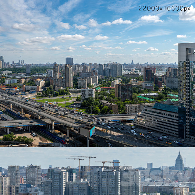 Panorama of Moscow from the flour-grinding passage v2 3DSMax File - thumbnail 1
