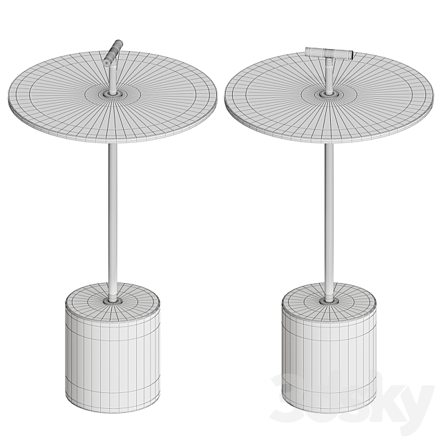 HANDLER PULL-UP SIDE TABLE 3d Download
