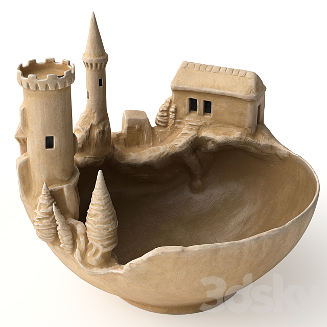 Clay sculpture 3DSMax File - thumbnail 2