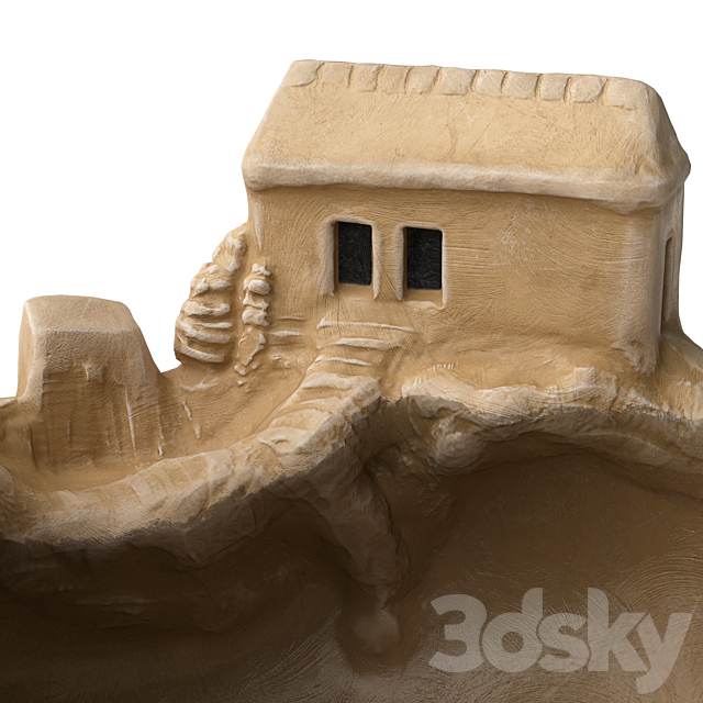 Clay sculpture 3DSMax File - thumbnail 4