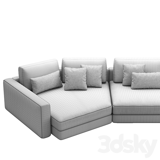 Sofa 3 by SIORI 3DSMax File - thumbnail 3