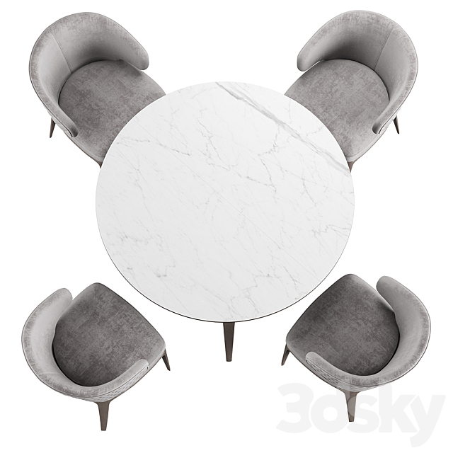 ATOM Chair Konyshev PLAY Table 3dskyfree