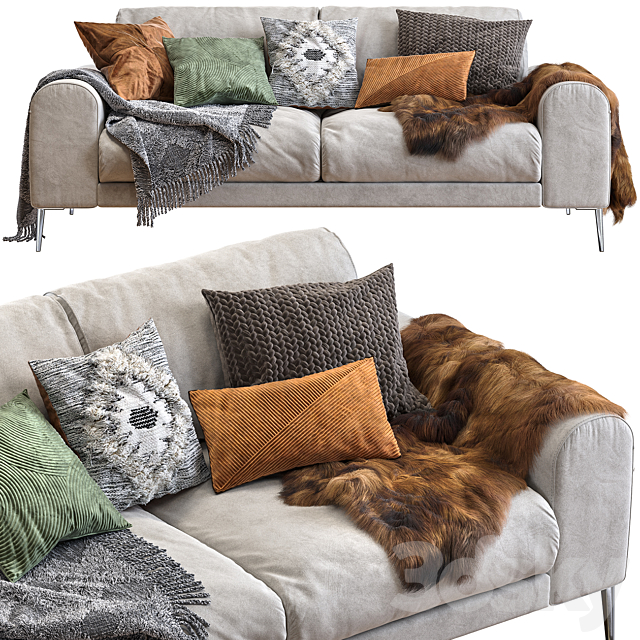 Joy sofa 200 cm 3dsky