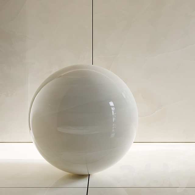 Onyx porcelain stoneware Onice Ghiaccio 3d