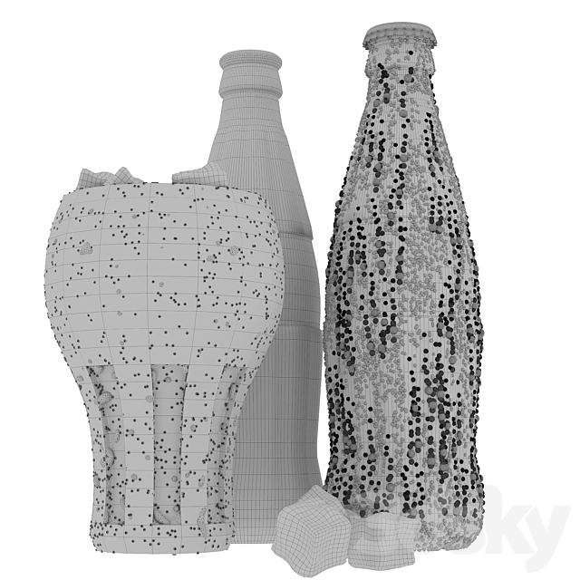 COCA COLA AND ICE 3dskyfree