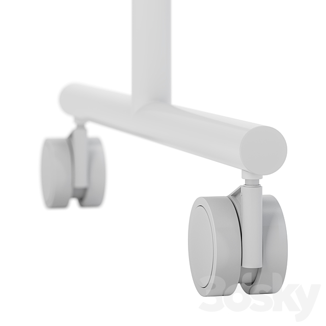 Whiteboard magnetic partition Lintex MONO 3dmodel