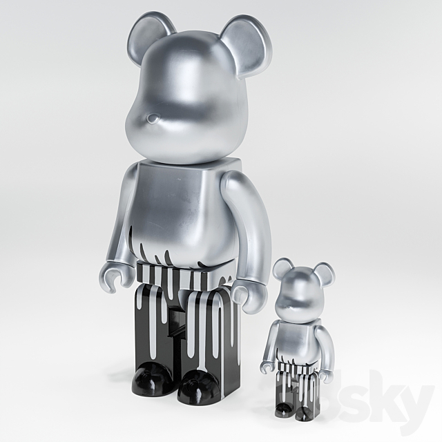 Bearbrick _ KRINK 3dsky